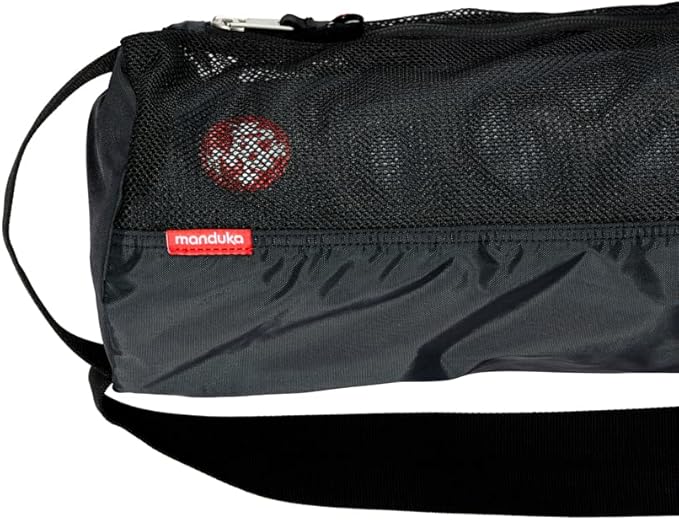 Manduka Breathe Easy Full Zip Yoga Mat Carrier Bag – With Pocket, Adjustable Strap, Suitable for Most Yoga Mats