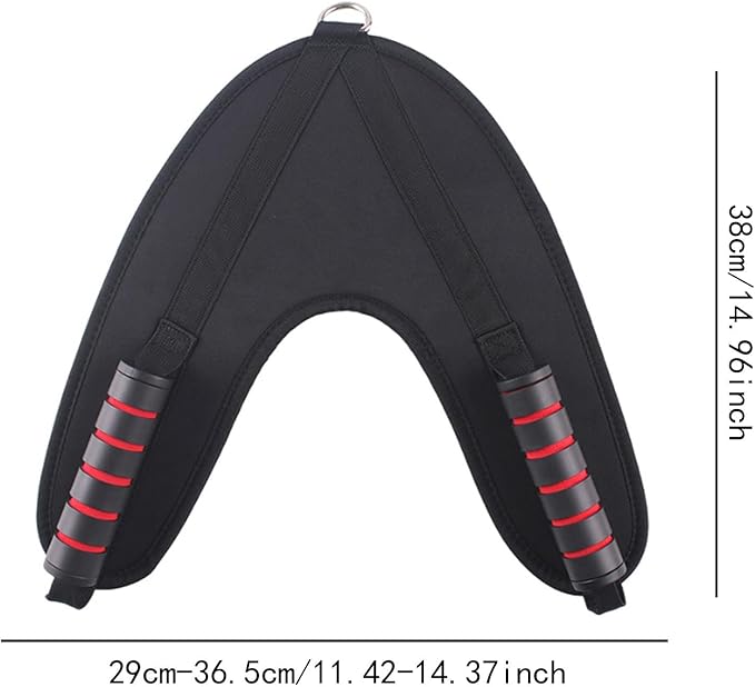Ab Crunch Harness Exercise Cable Machine Attachment Core Muscle Training Men and Women Gym Accessories Back Exercise Strap