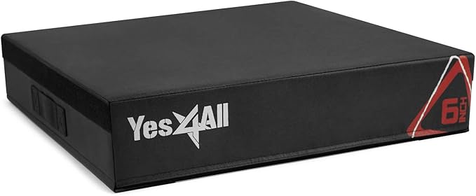 Yes4All 3 in 1 Wooden Plyo Box, Plyometric Box Platform for Jump Training, Jump Boxes for Home Gym Exercise and Outdoor Workout