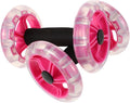 Kisangel 2pcs Double Ab Roller Wheels, Exercise Roller Weight Loss Equipment, Portable Workout Fitness for Abdominal Home Office