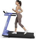 DeerRun Foldable Treadmill for Home with 5% Manual Incline and Handlebar, 0.6–7.5 MPH for Walking and Running, 3.0 HP, 300 lb Capacity, App & Remote Control