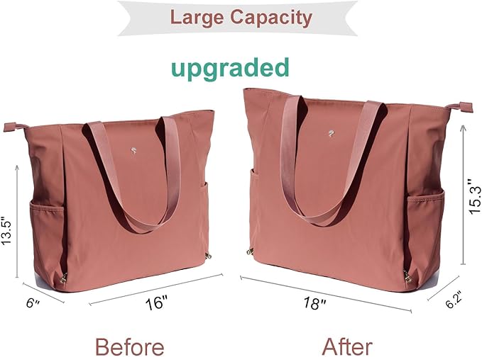 ESVAN Yoga Mat Bag Yoga Tote Carrier Shoulder Bag Carryall Tote for Office,Yoga,Pilates,Travel,Beach and Gym