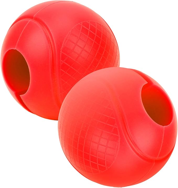 VGEBY Barbell Grips Dumbbell Grips Thick Adapter 2Pcs Weightlifting Strength Training Pull Up
