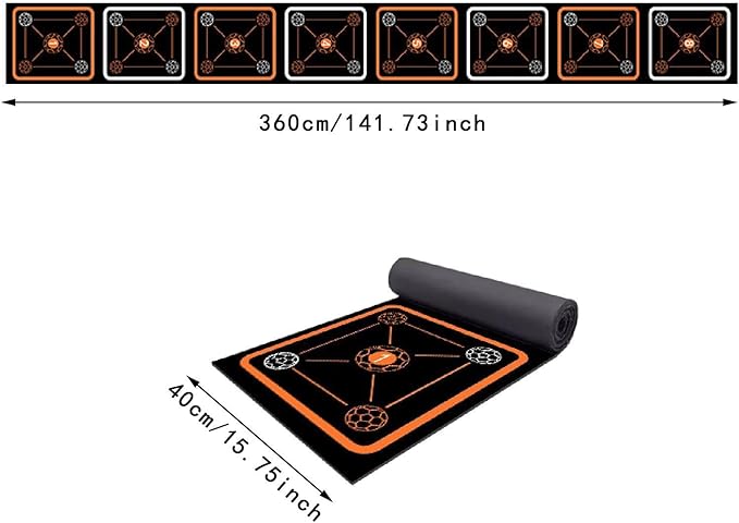 Agility Ladder Mat Speed Ladder Multipurpose Agility Training Equipment Footwork Practice for Soccer Fitness Workout Outdoor