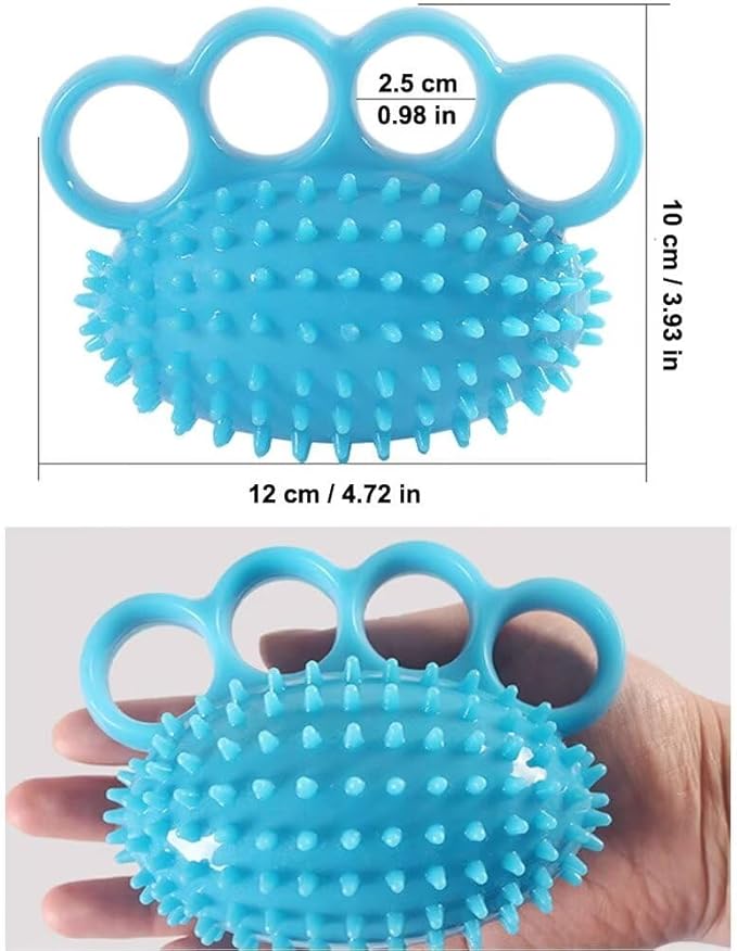 Finger Exerciser Balls for Hand Physical Therapy, Hand Grip Strength Trainer Extension Exerciser Squeeze Ball for Rehab, Arthritis, Carpal Tunnel, Anxiety, Stroke Recovery