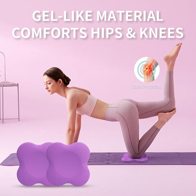2 packs Yoga Knee Pad Mats Extra Thick for Knees Elbows Wrist Hands Head Foam Pilates Kneeling pad Yoga Knee Cushion Thick Exercise Pads for Knees Elbows Wrist Hands Head Foam Pilates Kneeling pad，Support Foam Pads for Women and Men