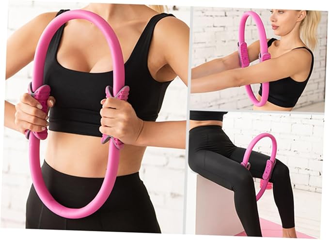 VICASKY Yoga Circle Items Yoga Ring Gym Accessories Gear Thigh Adult Woman Gymnastics Non Waist Pilates Circle