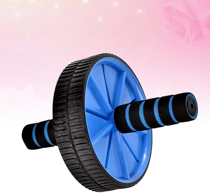 GLEAVI Double Wheel Abdominal Exercise Roller Core Training Fitness Device Mute Ab Roller for Home Gym Workout