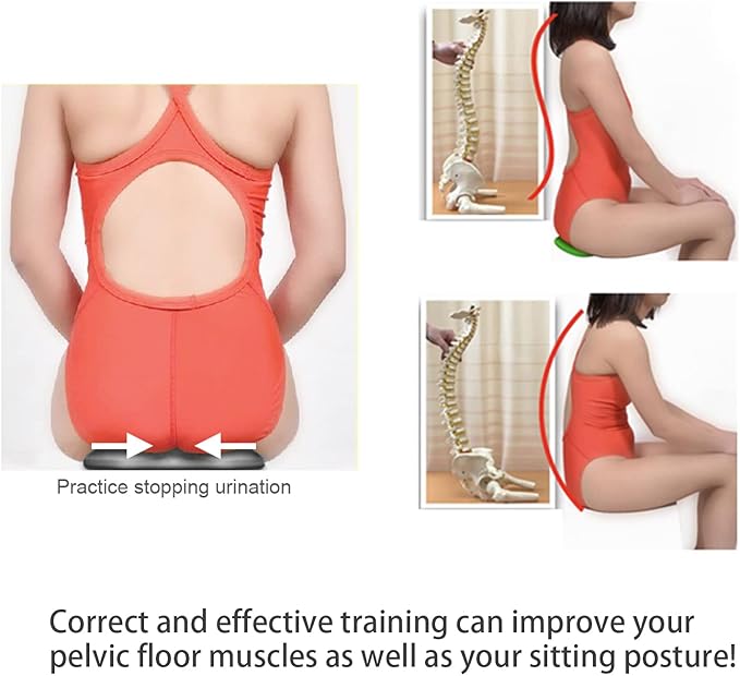 Pelvic Floor Muscle Trainer, Cushion Type Kegel Trainer, for Pelvic Floor Physical Therapy and Kegel Sports Products