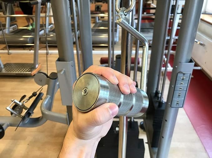 Arm Wrestling Exercise Handle - Metal Handle, Wrist Exerciser at The Gym Fulfilled by Amazon!