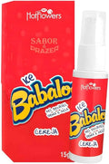 Hotflowers Babaloo Oral Ice Flavored Body Gel – Water-Based Cooling Massage Gel, Edible & Refreshing, Unisex Relaxation Formula – 15g Each (Cherry)