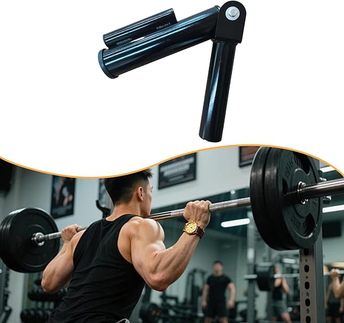 Barbell Sleeve Rack Base Fitness Equipment Support Double Barrel Design Heavy Duty for Strength Training Barbell Attachment
