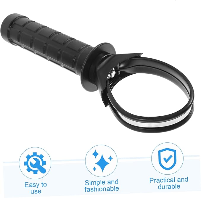 Milisten Gyro Wrist Ball Handle Bracket Replacement Grip for Wrist Training Gyroscope Exerciser 9.05 Inch Ergonomic Hand Strengthener