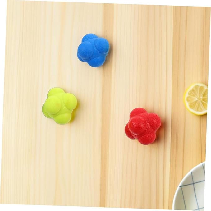 6Pcs Reaction Training Balls for Agility and Reflex Improvement Durable Sports Reaction Balls for Indoor Training Enhance Hand Eye Coordination for Adults