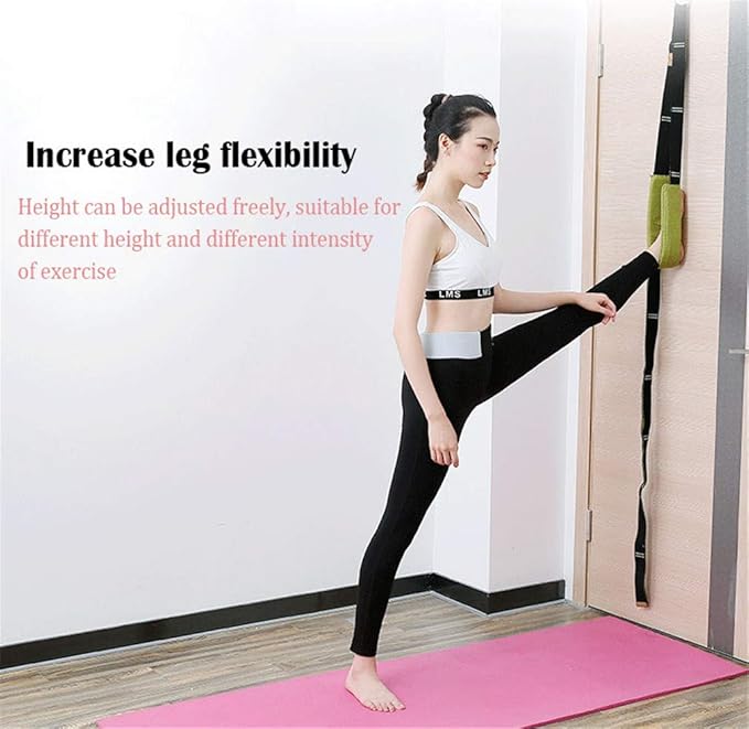 Waist Back Bend Assist Trainer-Door Flexibility Tensile Multifunction Yoga Stretching Leg, Ligament Back Posture Corrector Workout, for Pilates, Dance, Yoga, Gymnastics, Cheerleading, Splits