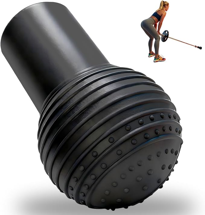 Landmine Attachment for Barbell, 360° Rotation for Row, Split Squat, Press in Home Gym, Natural Rubber 2" Olympic Bar Fit