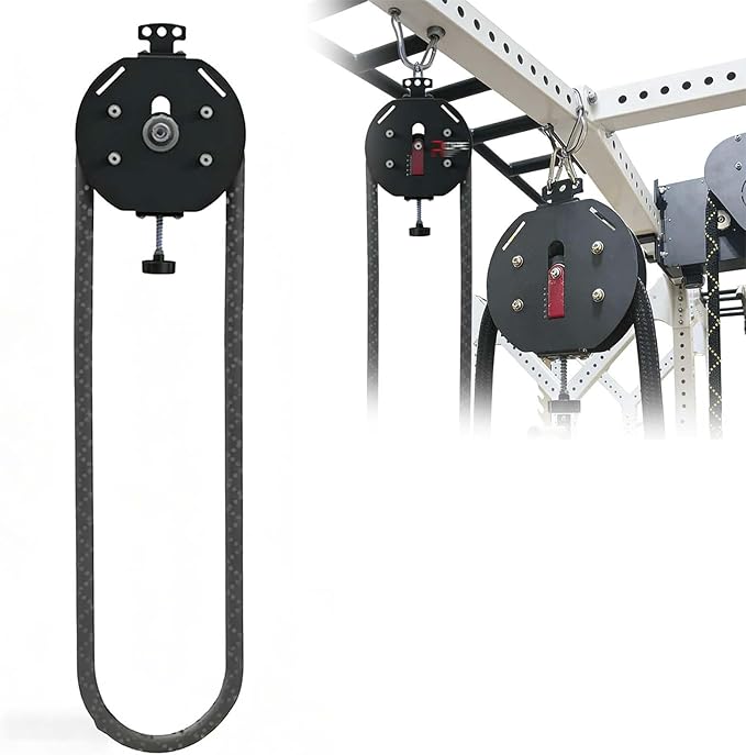 Endless Rope Trainer, Home Gym Infi-nity Rope, Adjustable 0-30kg Resistance Trainer Machine, Suspension Endless Ro-pe Pulley, 330lb Load Capacity For Full Body, Arms, Back