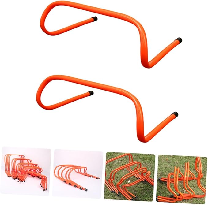 2pcs Plastic Agility Hurdles 15cm Professional Training Speed Hurdles for Youth Soccer Football Agility Drills Equipment