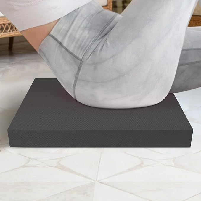 Stability Pad - 50x40cm Soft Thick Stability Mat - Balance Cushion Foam Pads for Exercise | for Women Men Home Gym Floor Yoga Workout Physical Training Stretching