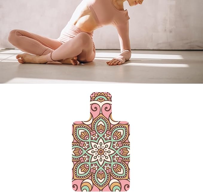 AntiSlip Pilates Mat with Enhanced Grip Lightweight Fitness Pad for Stability & Travel-Friendly Design Sueded Pilates Floor Mat