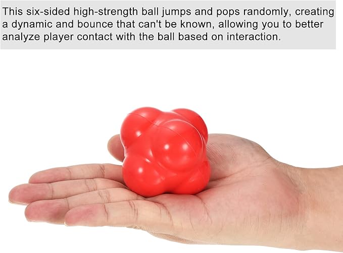 PATIKIL Reaction Balls, Agility Trainer, Silicone Bounce Balls for Baseball Hand-Eye Coordination Reaction Training, Speed Reflex