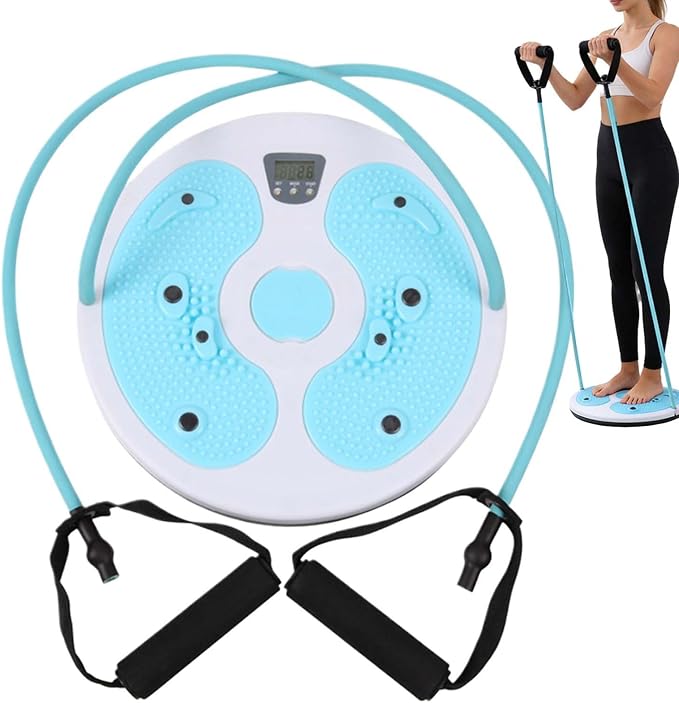 Twist Board - Waist Shaping Training Equipment,Core Twisting Disc with Calorie Count,for Home Gym Office Fitness Enthusiasts Beginners Post-Partum Individuals