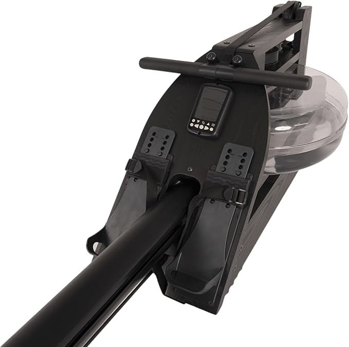WaterRower Hybrid BLE Shadow Rowing Machine | Wood & Aluminium Water Resistance Rower with Bluetooth Monitor for Connected Cardio & Strength Training