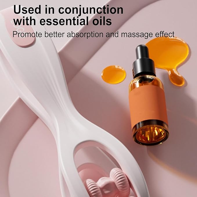 2pcs Finger Massager for Arthritis Finger Arthritis Pain Relief Manual Massage Tools Hand Massage Roller Thumb Massager for Woman Mothers Day Gift Palm Foot Acupressure Tool Pink