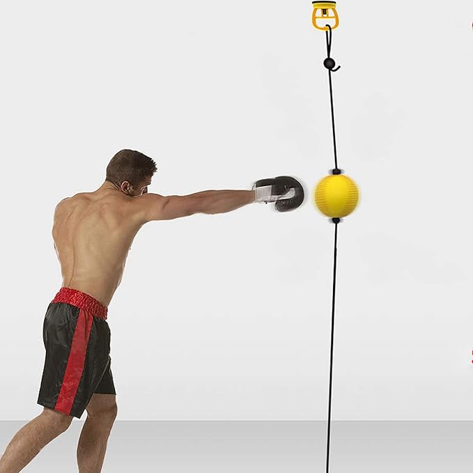 1Pc Boxing Speed Reaction Ball with Suction Cup Base High Elastic Foaming Sphere for Home and Gym Training and for All Ages