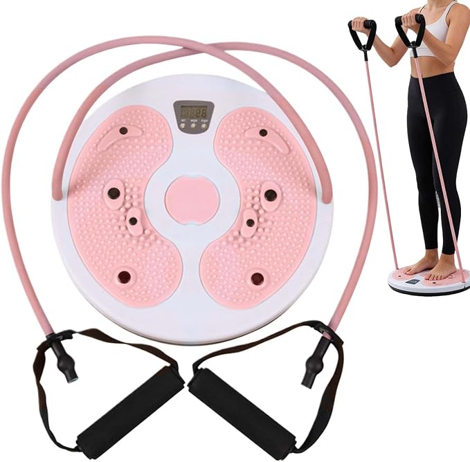 Twist Board - Waist Shaping Training Equipment,Core Twisting Disc with Calorie Count,for Home Gym Office Fitness Enthusiasts Beginners Post-Partum Individuals