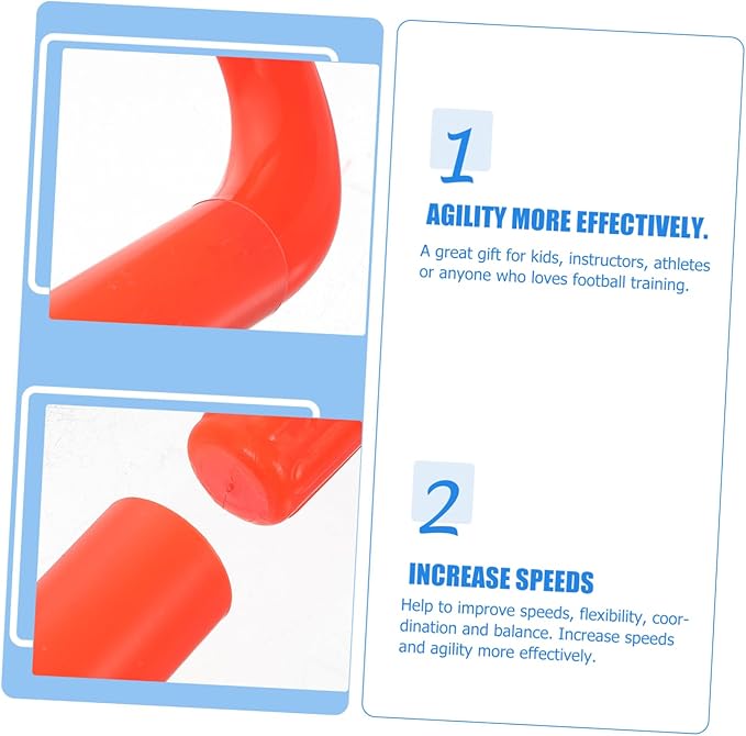 Soccer Trainer Hurdles Height Hurdle for Boys and Girls Agility Training Speed