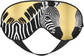 Black and White Zebra Head-Mounted Double-Sided Light-Blocking Sleeping Eye mask to Protect Eyes and Relieve Eye Fatigue