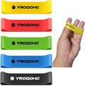 YROGOHC hand band Exercise hand grippers, hand finger strengthener exerciser resistance bands forearm ,hand grip trainer，Strength Training Grip Strengtheners,5pcs for Extensor, Forearm, Hand, and Finger Rehabilitation