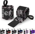 TECEUM Weightlifting 18" & 12" Wrist Wraps with Thumb Loop – Heavy Duty Wrist Workout Braces for Men and Women – Ideal for Powerlifting, Strength Training, Bodybuilding