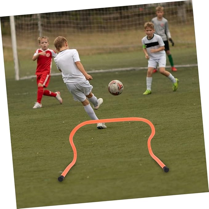 Yardwe 3pcs Sports Training Hurdles Professional Plastic Agility Hurdles for Boys and Girls for Football Practice Improve Speed Flexibility Coordination and Balance
