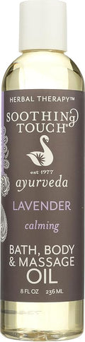 Soothing Touch Bath Body & Massage Oil, Calming Lavender - 8 Oz