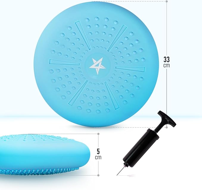 Yes4All UXKR Balance Cushion, Plastic, Blue
