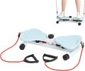 Rotating Waist Trainer,Sport Exercise Twist Board,Aerobic Waist Twister with Resistance Band,Full Body Toning Workout Ab Twister Board for Aerobic Exercise