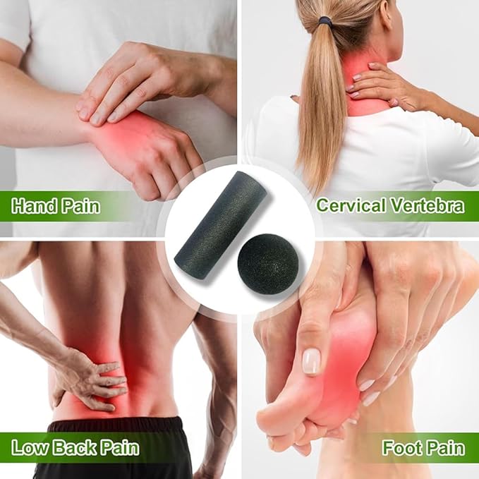Extra Mini Foam Roller - High Density Massage Roller, Extra Small Yoga Roller for Physical Therapy, Myofascial Release, Deep Tissue & Muscle Recovery of Arms and Legs