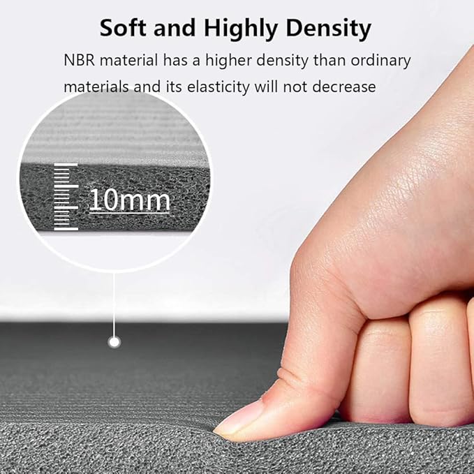 LFS Yoga Mat 72.8" x 31.5" x 2/5 inch Thick With Strap and Bag, Extra Wide Workout Mat for Women and Men, Non Slip Exercise Mat for Home Outdoor Yoga, Pilates, Stretching, Floor & Fitness Workouts