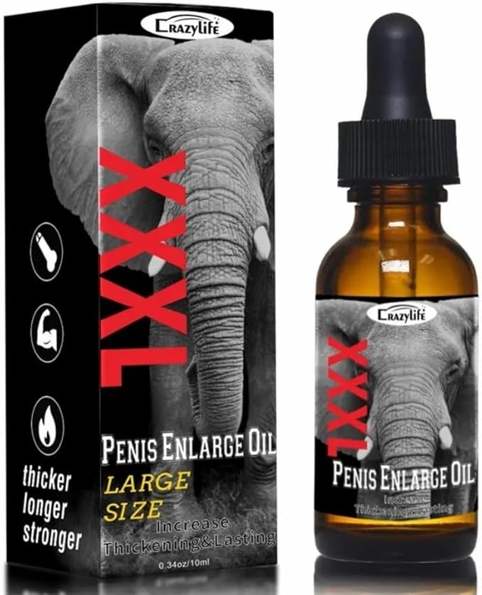 Crazylife Extra Strength Men Male Enhancement Enlarge Oil Grow Oil 10ml Enlargement