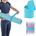 Yoga Mat Strap, One Snap Yoga Mat Slap Band for Keep Mats Tightly Rolled, Elastic One Snap Straps Band