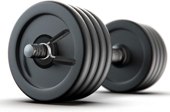 Barbell Clips Olympic Barbell Clamps Collars 2 Inches Weight Bars Lock Dumbbell Spring Clips Circlip Fitness Weightlifting Buckle for Strength Training Gym Accessory