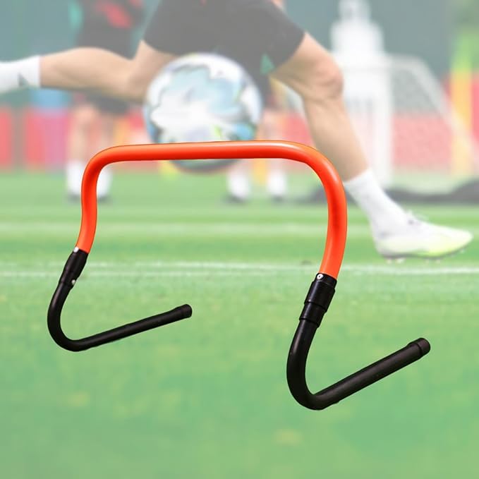Agility Training Hurdle Speed Training Hurdle Portable Lightweight Obstacle Adjustable Jumping Bar for Running Jumping Soccer