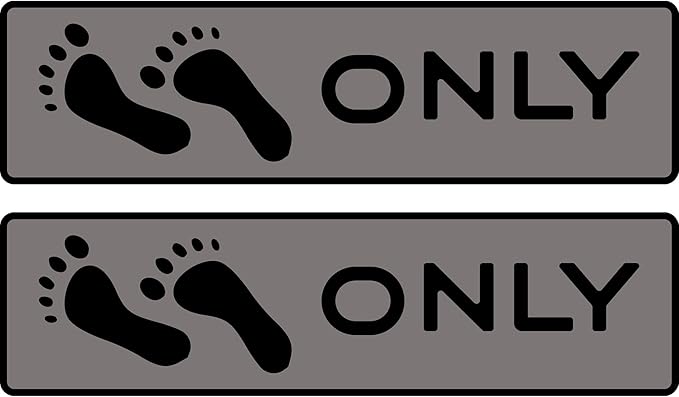 Naked Feet Only Step Pads Non-Slip EVA Foam Step Pad for Boat Gunwales & Ladders, 6mm Brushed Marine Grade Anti-Skid Adhesive Pads (Pair) SeaDek Technology - Storm Gray/Black