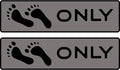 Naked Feet Only Step Pads Non-Slip EVA Foam Step Pad for Boat Gunwales & Ladders, 6mm Brushed Marine Grade Anti-Skid Adhesive Pads (Pair) SeaDek Technology - Storm Gray/Black