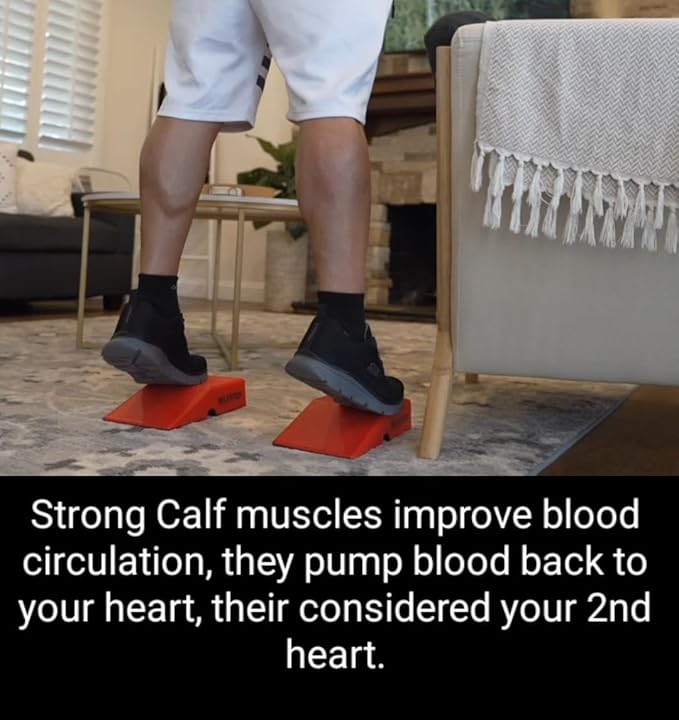 MaxStep Calf and Leg exercise equipment, Lightweight Exercise Stepper, Use with Exercise Bands. MaxStep Pantented exercise tool for Exercising Calves and leg muscles by SylverMax. 10.5x6.5x4.75