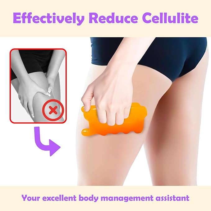 Upgrade Fascia Massage Blaster Tool for Myofascial Release, Cellulite, Muscle Knots, Trigger Points (Resin) Large Cellulite Massager Tool for Body Tension Relief Promote Lymphatic Circulation