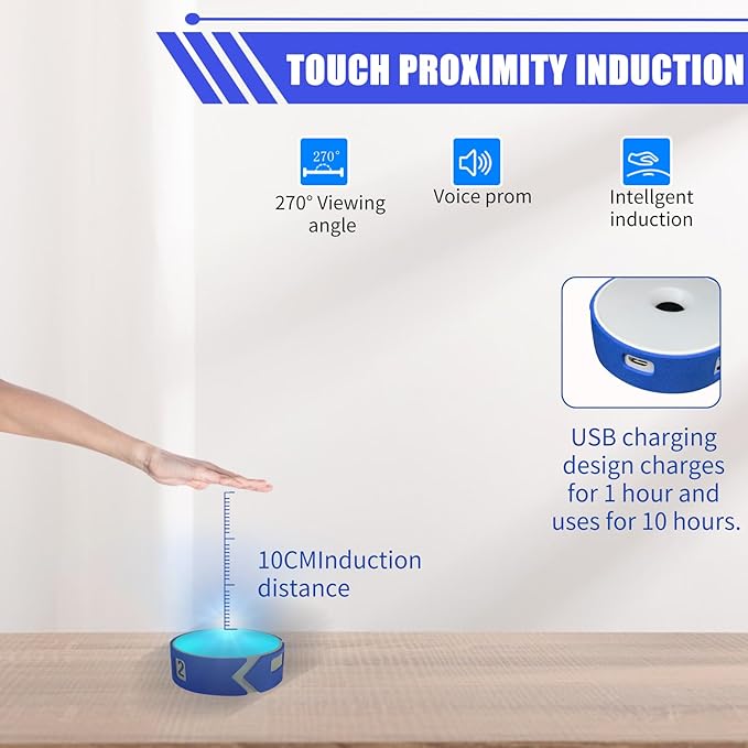 6Pcs/Pk Agile Reaction Training Lamp Set, Blue Shell Sport Reaction Training Light Speed Equipment Quick Reaction Lights Enhancing Speed and Agility Tools