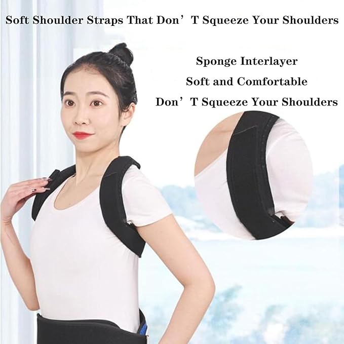 Back Posture Corrector, Spine Fixation Brace, Adjustable Spine Support Stabilizer for Hunchback Kyphosis Vertebral Compression(Small)